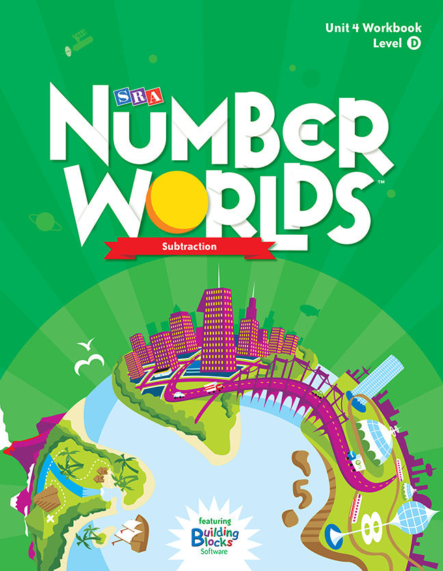 Number Worlds Level D Student Workbook Subtraction 5 Pack