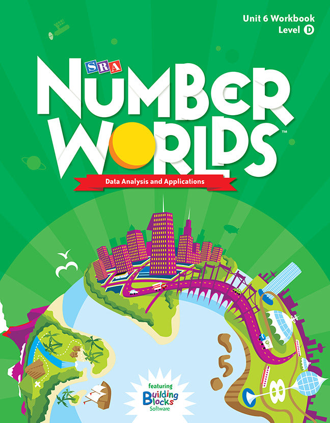 Number Worlds Level D Student Workbook Data Analysis 5 Pack