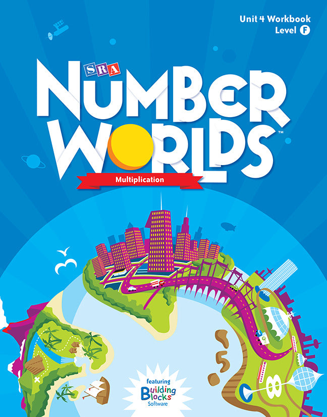Number Worlds Level F Student Workbook Multiplication 5 Pack