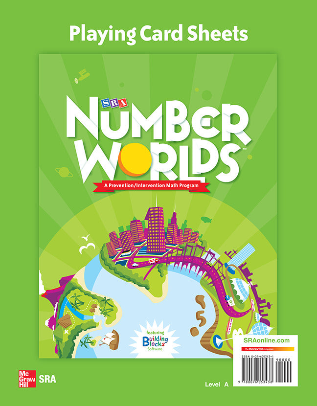 Number Worlds Level A Playing Card Sheets