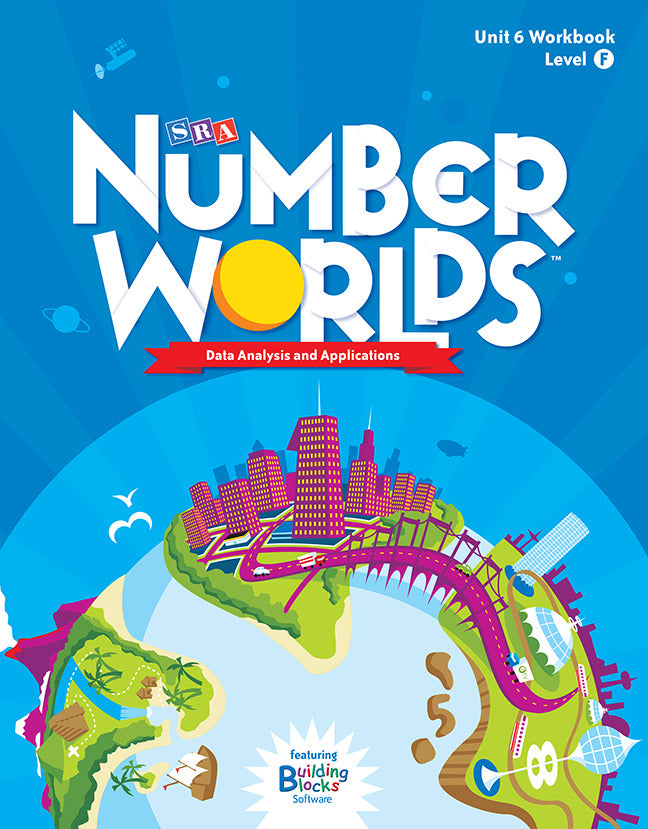 Number Worlds Level F Student Workbook Data Analysis 5 Pack