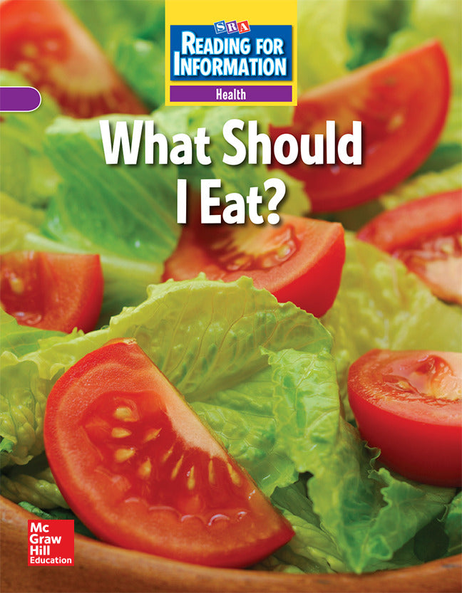 Reading For Information Approaching Student Reader Health What Should I Eat Grade 2