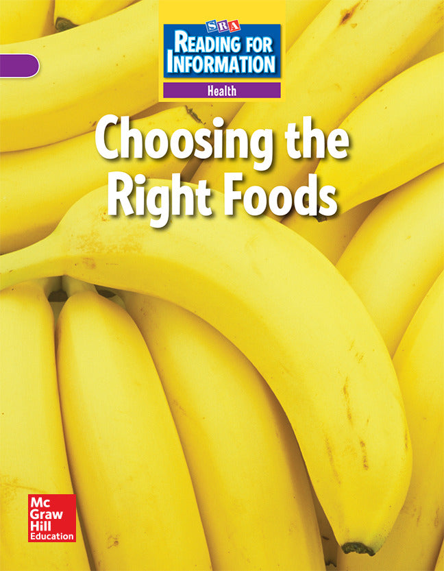 Reading For Information On Level Student Reader Health Choosing The Right Foods Grade 2