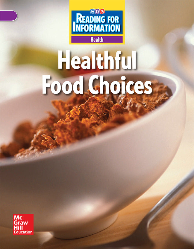 Reading For Information Above Student Reader Health Healthful Food Choices Grade 2