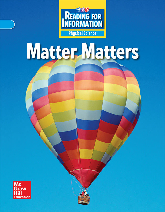 Reading For Information On Level Student Reader Physical Matter Matters Grade 3