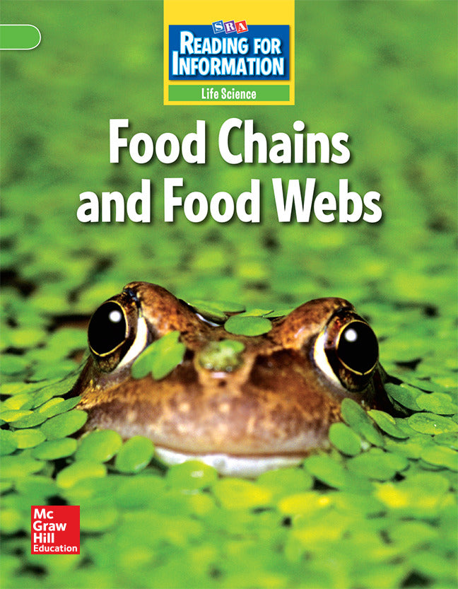 Reading For Information Above Student Reader Life Food Chains & Food Webs Grade 4