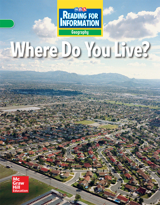 Reading For Information On Level Student Reader Geography Where Do You Live Grade 2