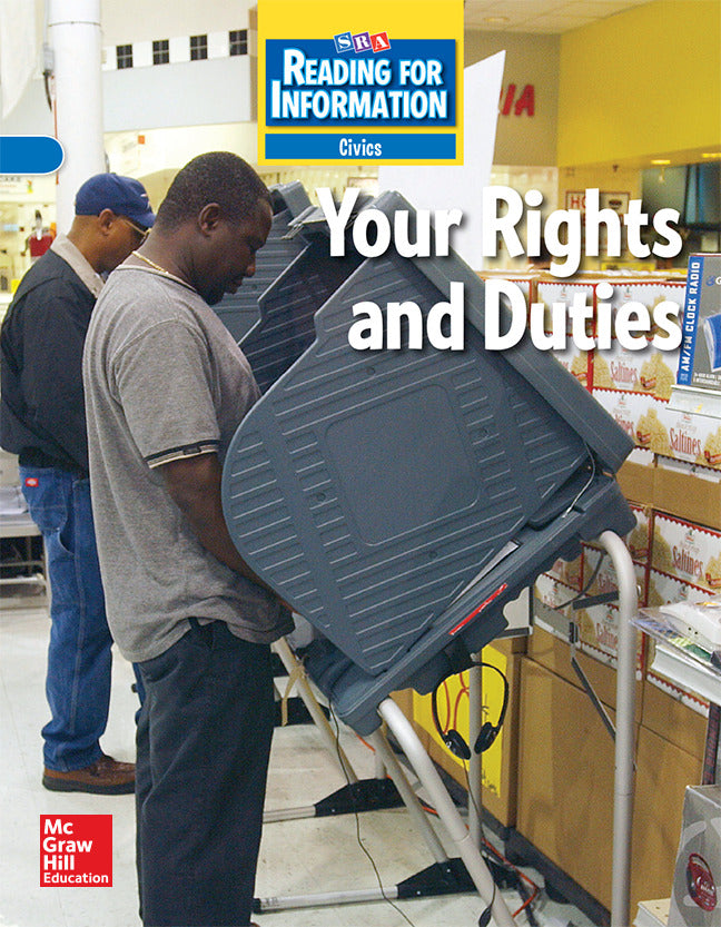 Reading For Information Approaching Student Reader Civics Your Rights & Duties Grade 3