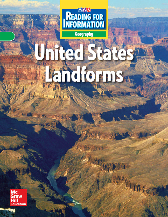 Reading For Information Approaching Student Reader Geography U.s Landforms Grade 3