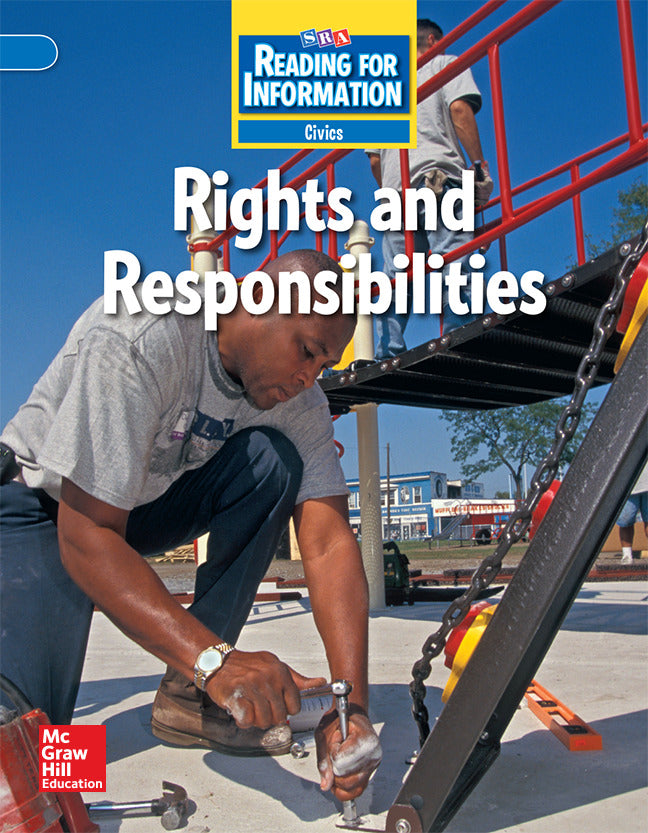 Reading For Information Above Student Reader Civics Rights & Responsibilities Grade 3