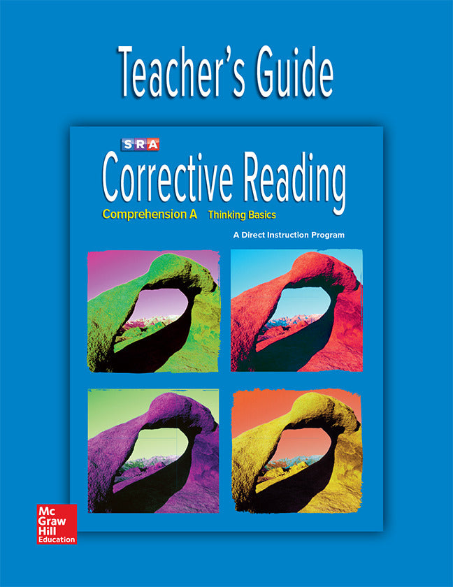 Corrective Reading Comprehension Level A Teacher Guide