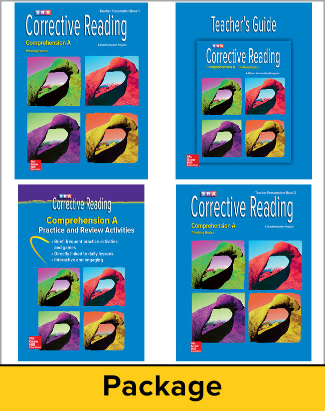Corrective Reading Comprehension Level A Teacher Materials Package