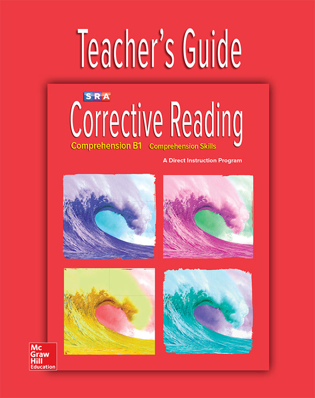 Corrective Reading Comprehension Level B1 Teacher Guide