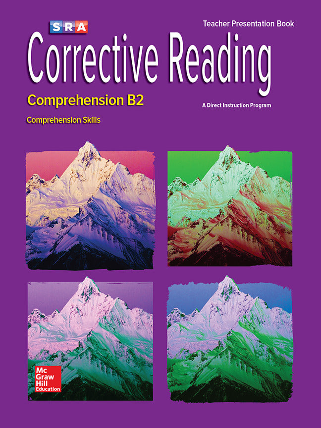 Corrective Reading Comprehension Level B2 Presentation Book
