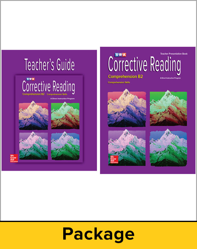 Corrective Reading Comprehension Level B2 Teacher Materials Package