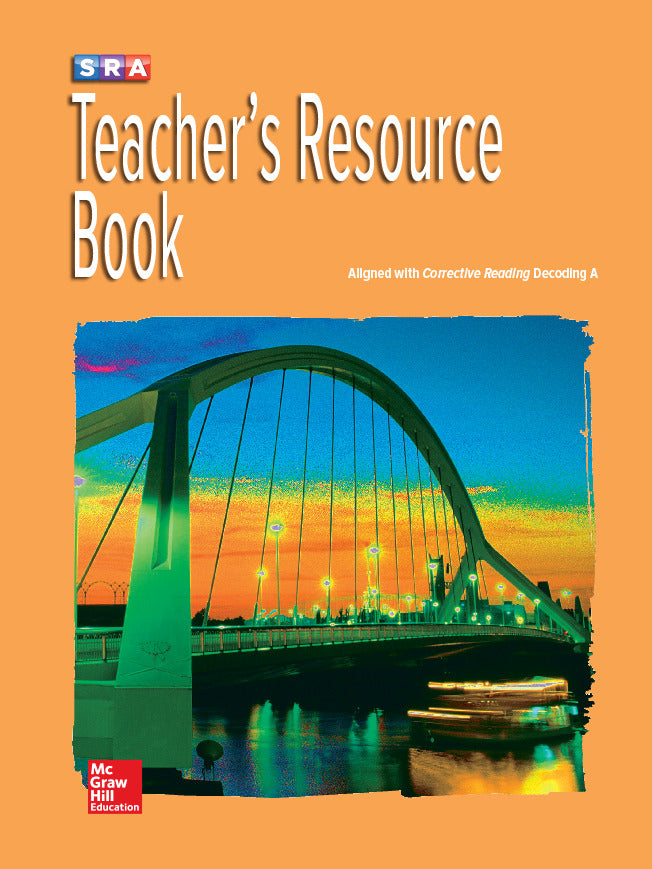 Corrective Reading Decoding Level A Teacher Resource Book