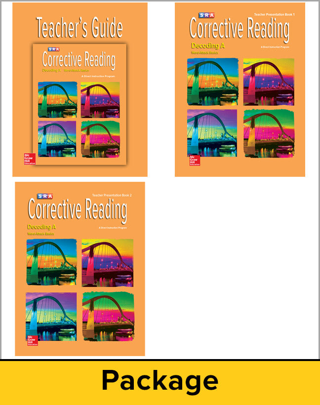 Corrective Reading Decoding Level A Teacher Materials Package