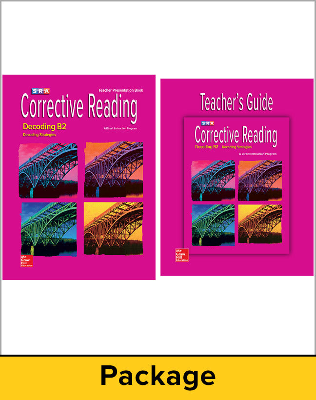 Corrective Reading Decoding Level B2 Teacher Materials Package