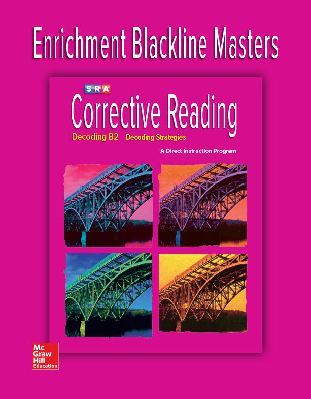 Corrective Reading Decoding Level B2 Enrichment Blackline Master