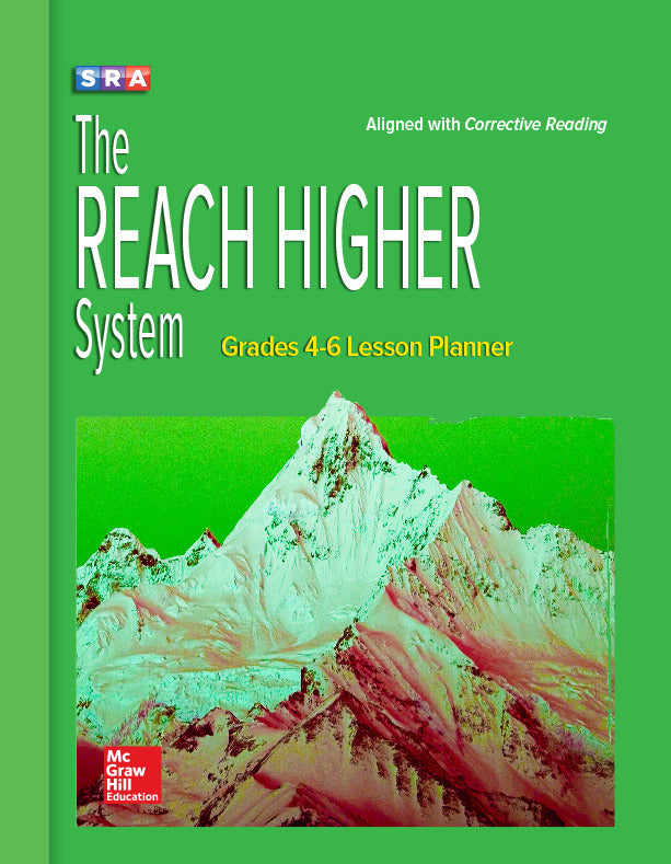 Corrective Reading Reach Higher Grades 4 6 Lesson Planner