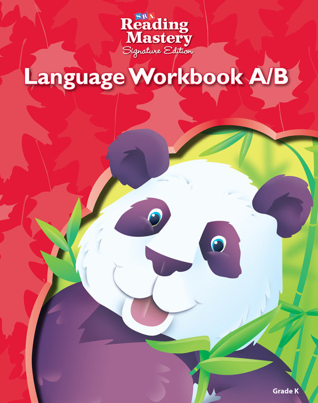 Reading Mastery Language Arts Strand Grade K Workbook A & B 6e