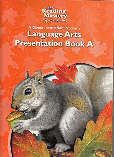 Reading Mastery Language Presentation Book A Grade 1 6e