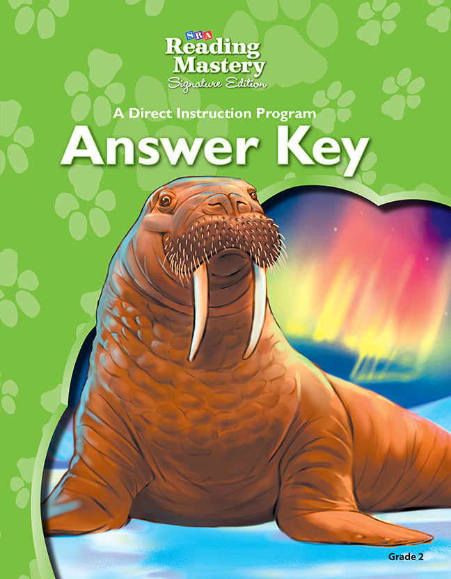 Reading Mastery Reading Literature Strand Grade 2 Answer Key 6e