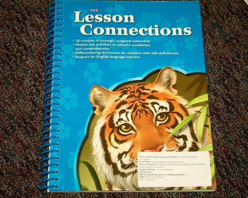 Reading Mastery Grade 3, Lesson Connections (READING MASTERY LEVEL VI) [Spiral-bound] McGraw Hill
