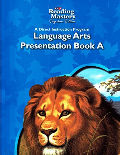 Reading Mastery Language Presentation Book A Grade 3 6e