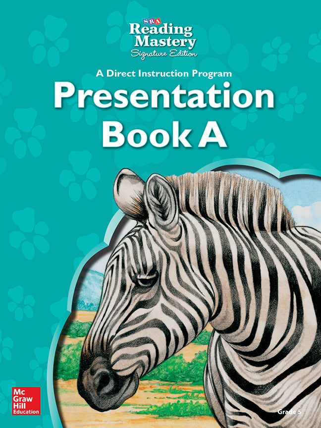 Reading Mastery Reading Presentation Book A Grade 5 6e
