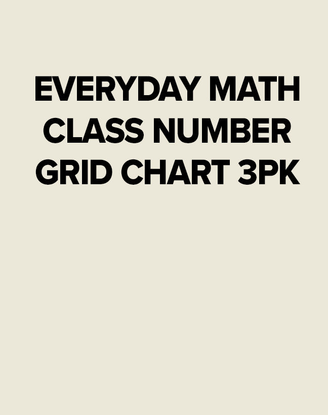 Em Class Number Grid Chart 3pk