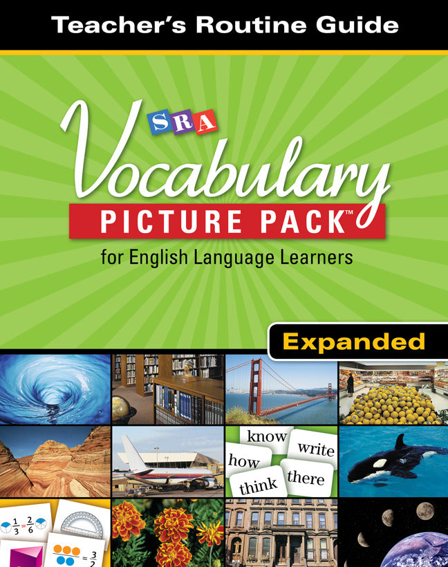 Sra Vocabulary Picture Pack Teacher Routine Cards Expanded