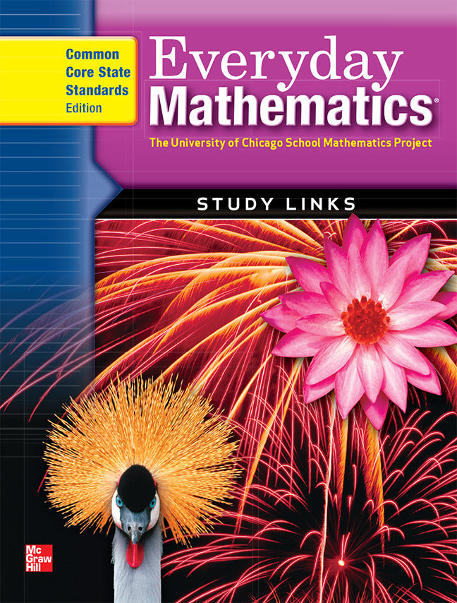 Everyday Mathematics Grade 4 Consumable Study Links 3e