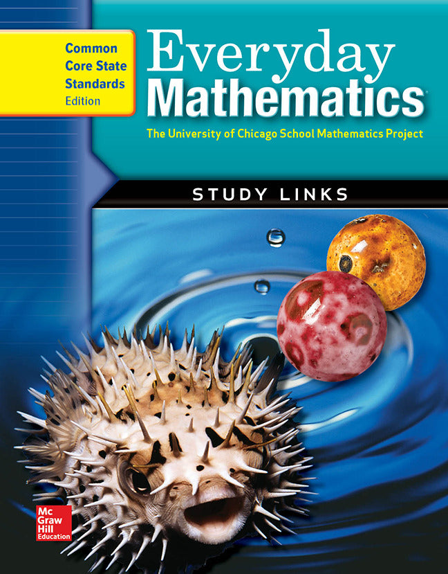 Everyday Mathematics Grade 5 Consumable Study Links 3e