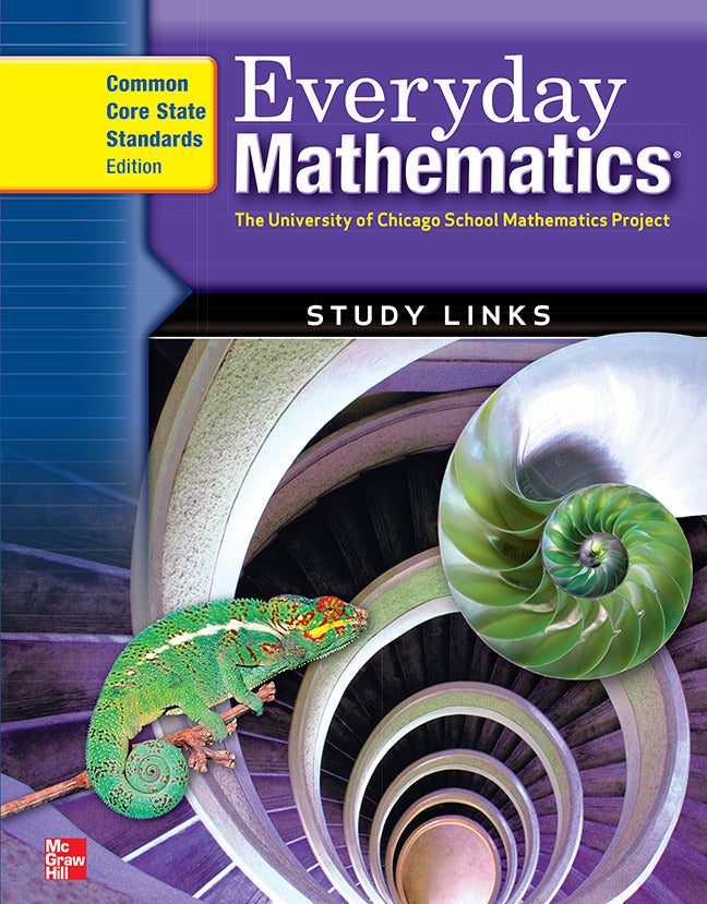 Everyday Mathematics Grade 6 Consumable Study Links 3e