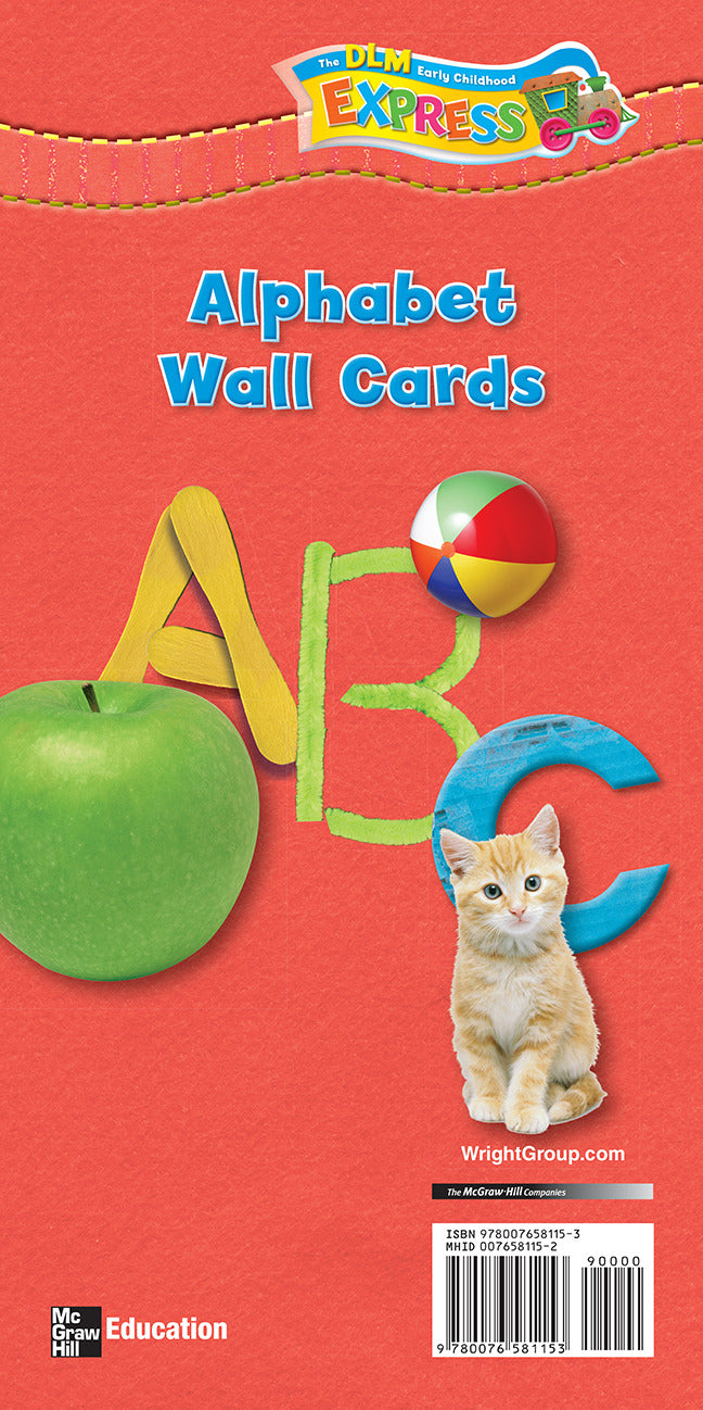 Dlm Early Childhood Express Alphabet Wall Cards English