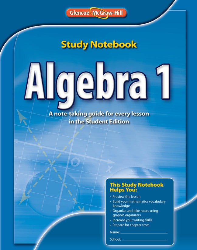 Algebra 1 Study Notebook 2e