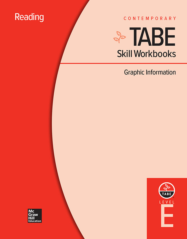 Tabe Skill Workbooks Level E Graphic Information 10 Copies