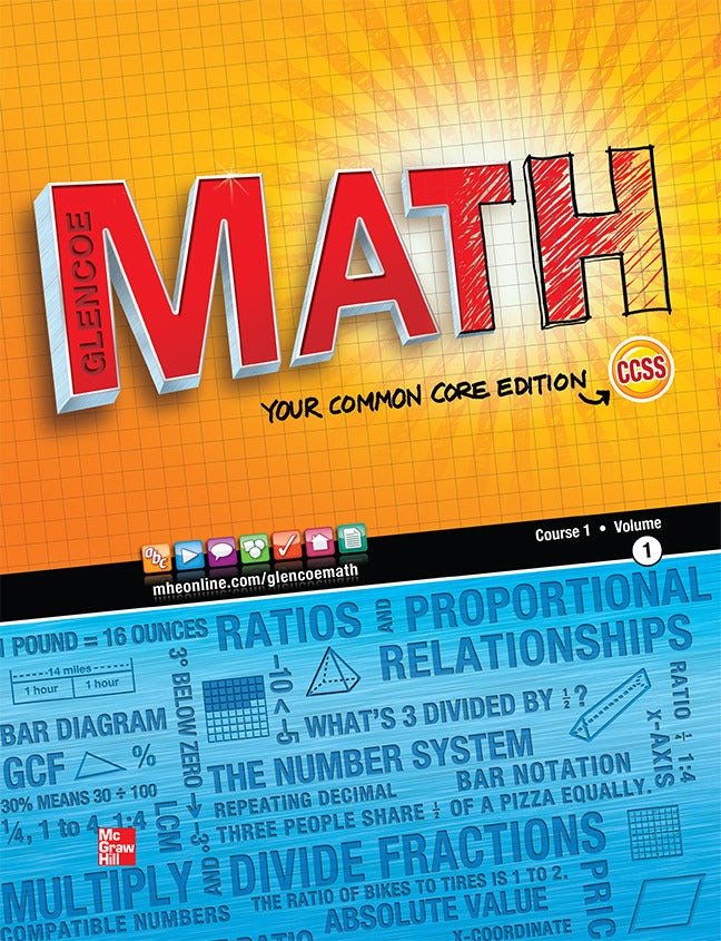 Glencoe Math Course 1 Student Edition Volume 1