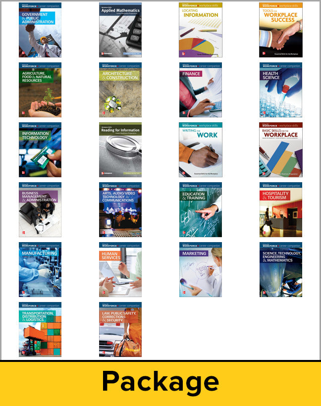 Career Companion Complete Package Contains 1 Of Each Career Companion Book & 1 Of Each Workplace Skills Book