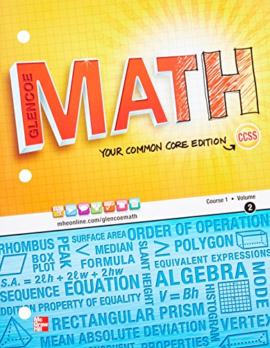 Glencoe Math, Course 1, Student Edition, Volume 2 (MATH APPLIC & CONN CRSE) [Paperback] McGraw Hill