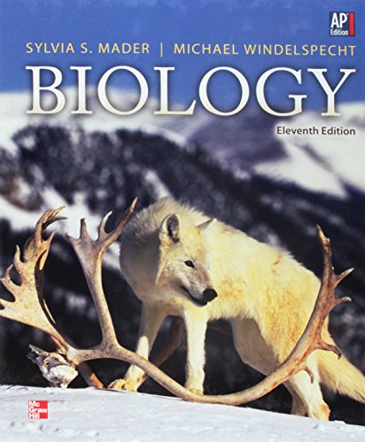 Mader, Biology Â© 2013, 11e, AP Student Edition (Reinforced Binding) (AP BIOLOGY MADER) [Hardcover] Mader, Sylvia