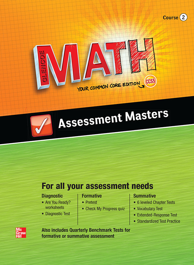 Glencoe Math Course 2 Assessment Masters