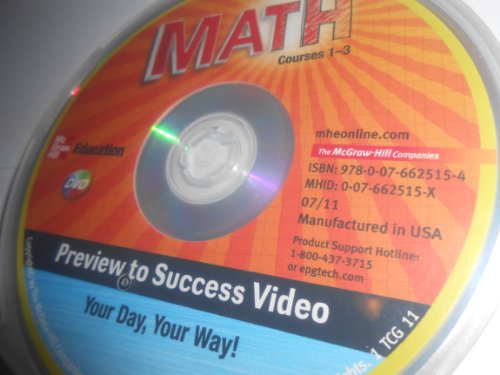 Glencoe Math Preview To Success Marketing Video Dvd