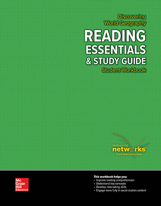 Discovering World Geography Reading Essentials & Study Guide Student Workbook