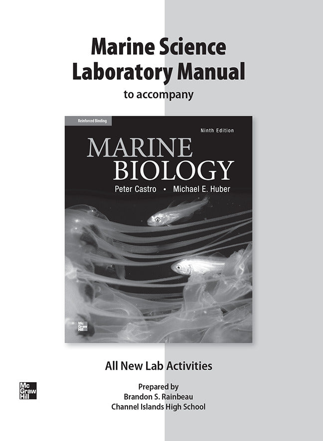 Castro Marine Biology Â© 2013 9e Marine Science Lab Manual 9e