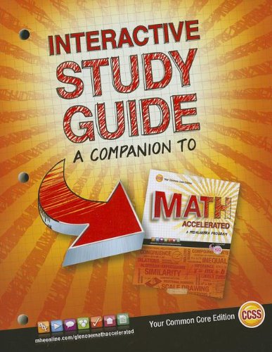 Glencoe Math Accelerated, Interactive Study Guide (MERRILL PRE-ALGEBRA) [Paperback] McGraw Hill