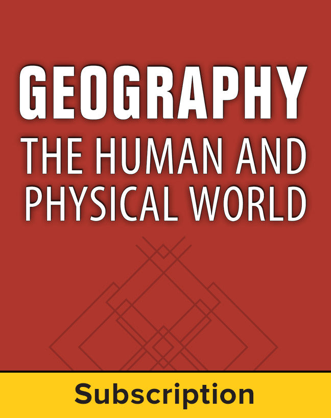 Geography The Human & Physical World Complete Classroom Set Print