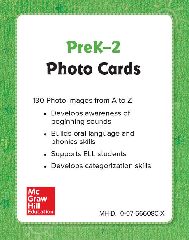 World Of Wonders Grade Pre K Photo Cards