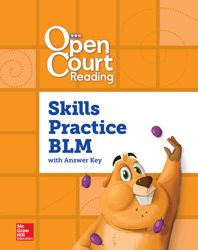 Open Court Reading Foundational Skills Kit Practice Annotated Teacher Edition  Blackline Master Grade 1